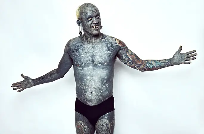 Who has the highest tattoo in the world?