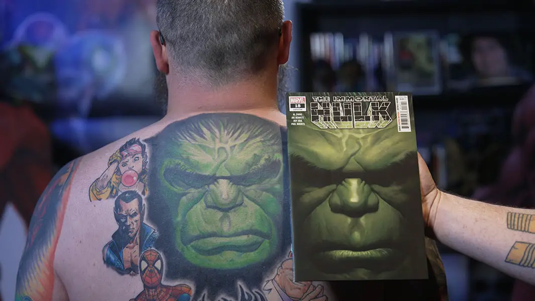 Two strangers break the same record with 34 Marvel tattoos each