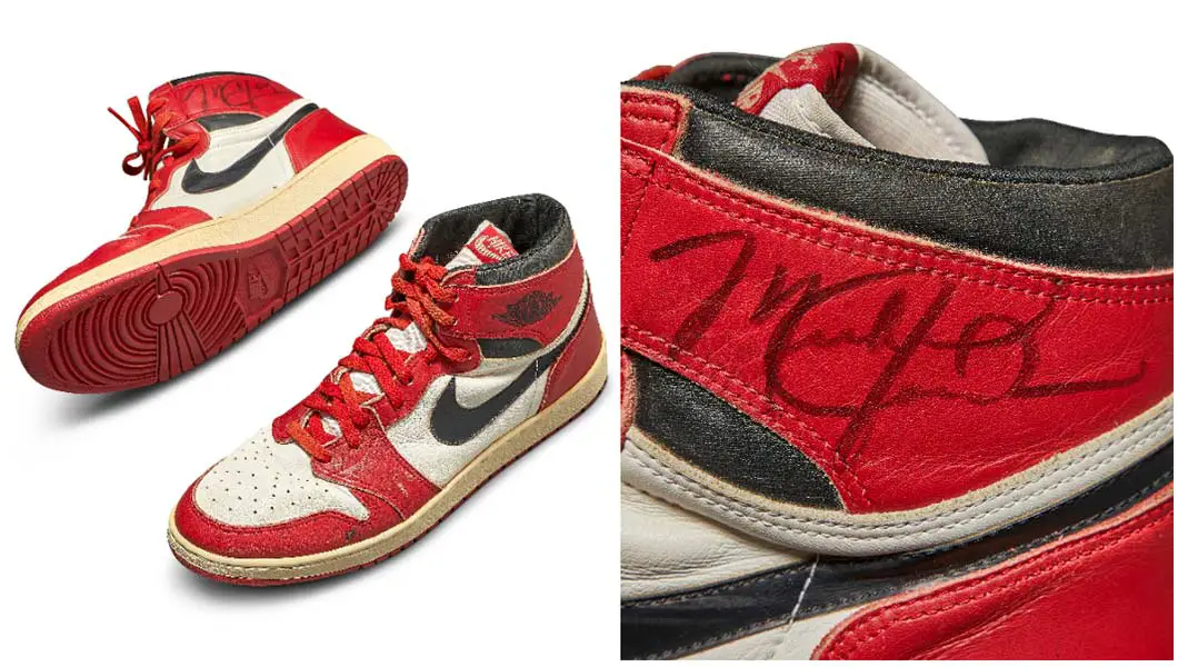 Pakistan testimony seaweed Signed Nike Air Jordan 1s become most expensive sneakers sold at auction |  Guinness World Records