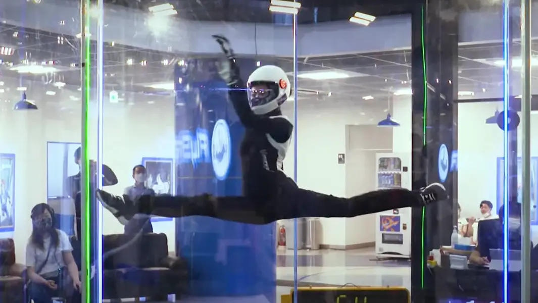 13-year-old schoolgirl breaks two wind tunnel records to regain confidence 