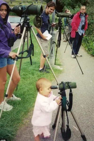 From a very young age, Mya-Rose took to bird-watching like a duck to water...