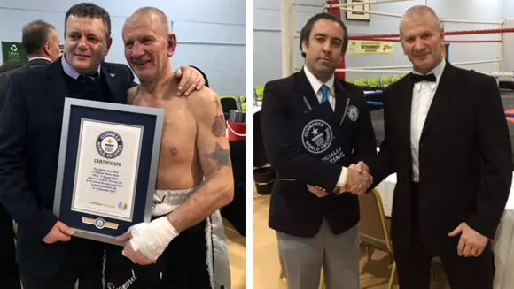 Steve Ward reclaims title as oldest active boxer aged 59