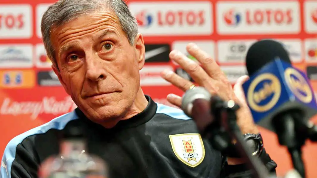 Uruguay coach Óscar Tabárez sets first record of 2018 FIFA World Cup