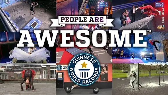Latest People Are Awesome video highlights incredible Guinness World Records title holders