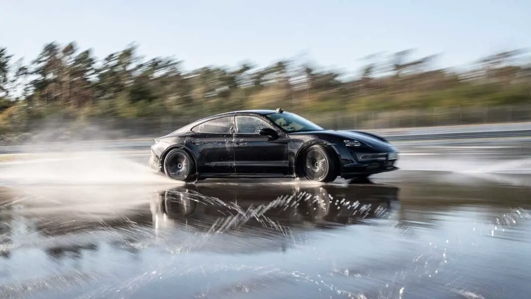 Top Gear presenter Chris Harris and Porsche break electric car drift record 