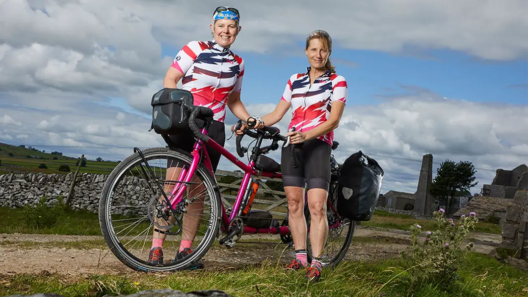 Female tandem cyclists circumnavigate globe faster than men who inspired them