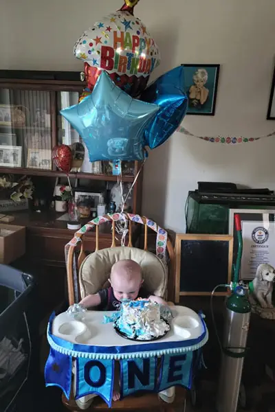richard-first-birthday-balloons