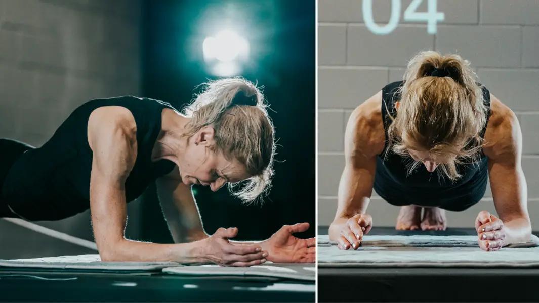 Canadian grandmother planks for 4.5 hours to break women's record |  Guinness World Records