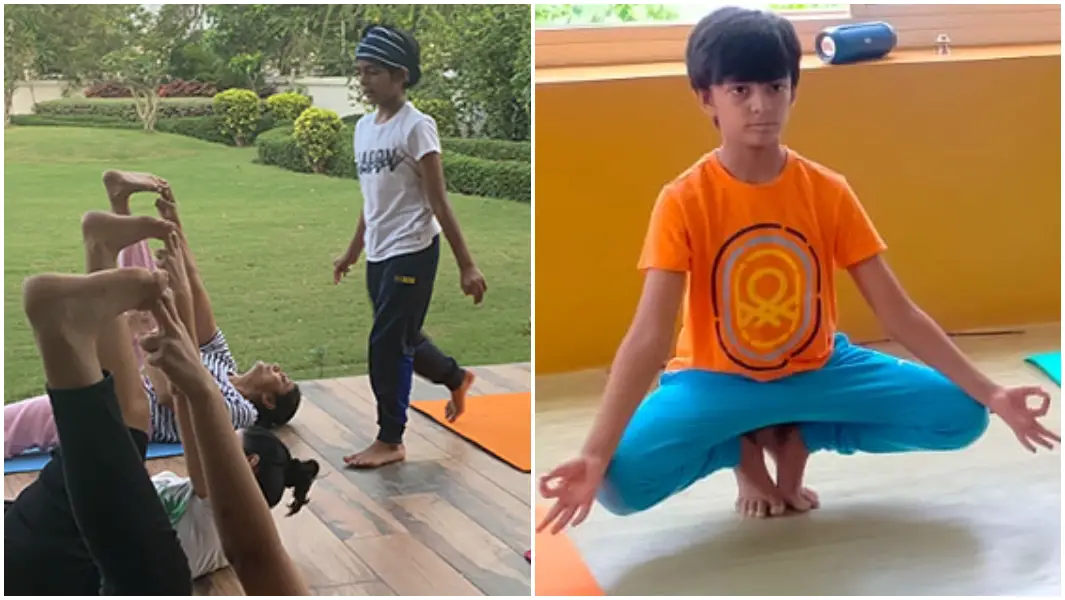 9-year-old Indian boy becomes world’s youngest yoga instructor