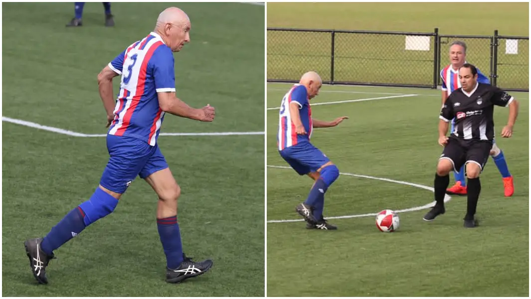 Age is just a number for world’s oldest football player as he turns 80