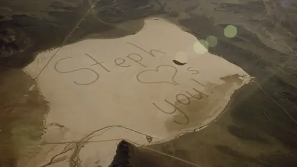 Hyundai's spectacular tire track image record sends daughter's message to father in space
