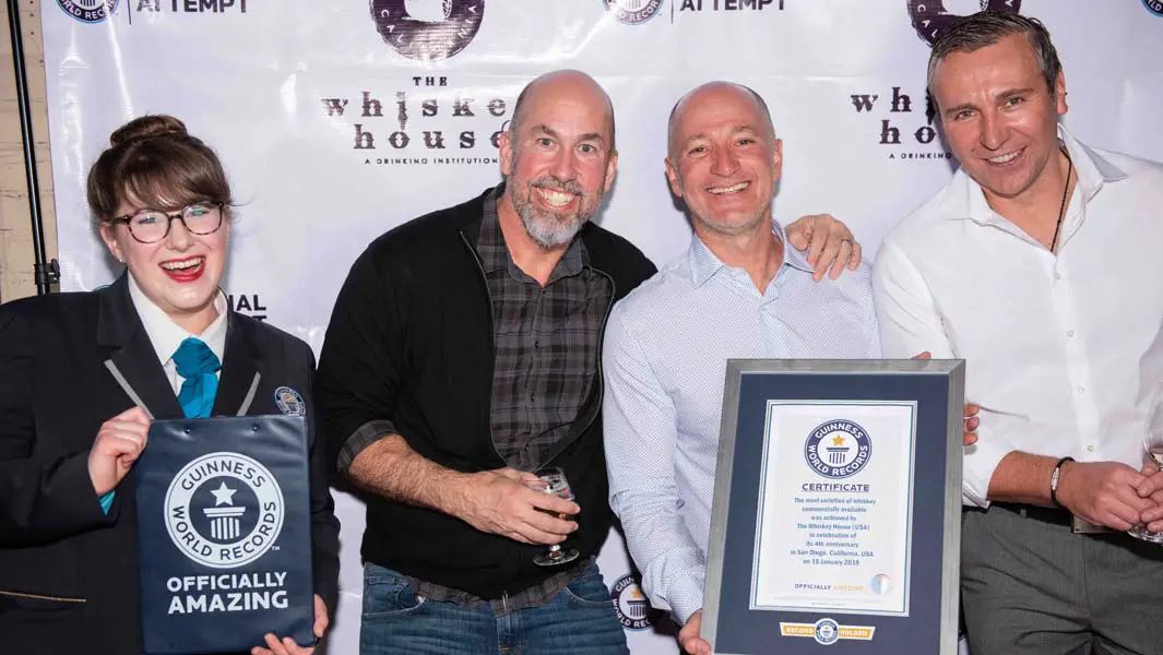San Diego bar celebrates fourth anniversary with record-breaking whiskey collection