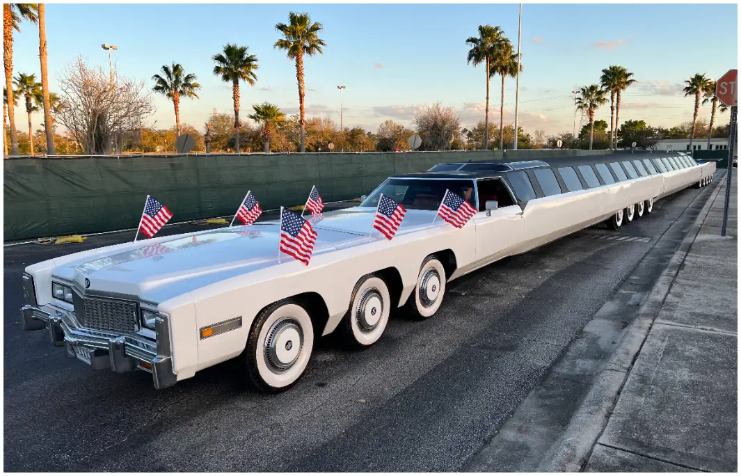 World’s longest car, over 100 ft, restored to its former glory