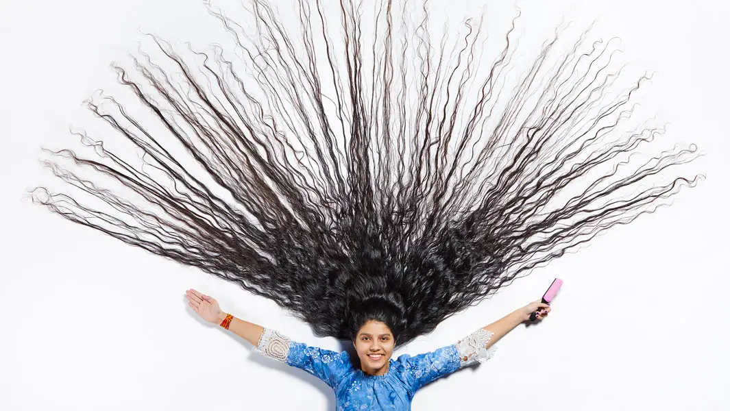What happened to the world's longest hair after teen cut it off
