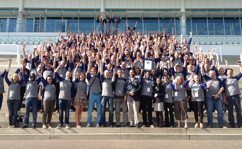 Domestic-and-General-celebrating-achieving-the-Fastest-Time-to-Pass-10-T-shirts