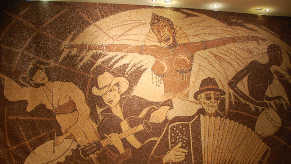 Coffee bean mosaic  main