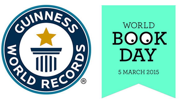 World Book Day 2015 Guinness World Records logos