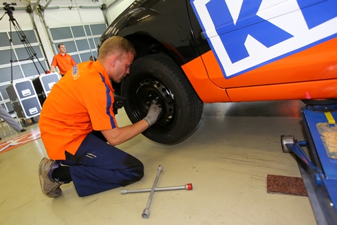 Fastest tyre change Guinness World Records