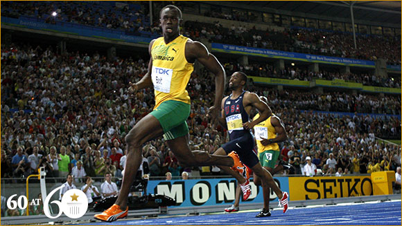 2009: Fastest 100 m