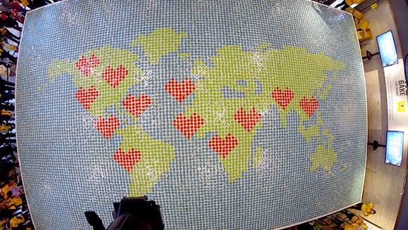 Largest cookie mosaic