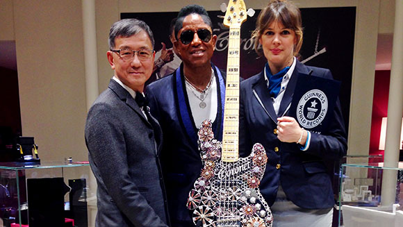 Most jewels on a guitar header