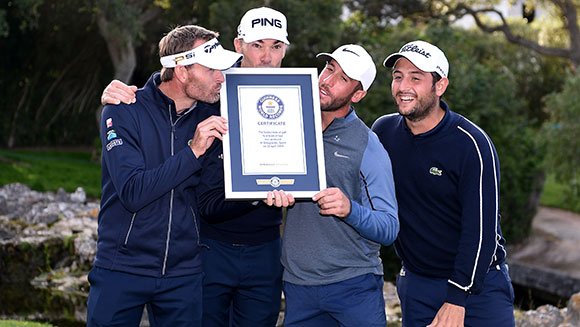 European-Tour-fastest-hole-team-of-4---French-team