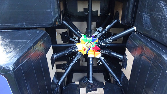 Video: Watch maker of world’s largest Rubik’s cube attempt to solve it ...