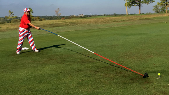Longest usable golf club header