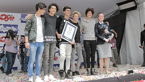 Most CDs consecutively signed by the artist header