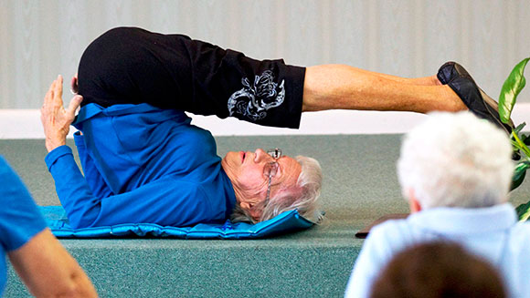 Oldest yoga teacher