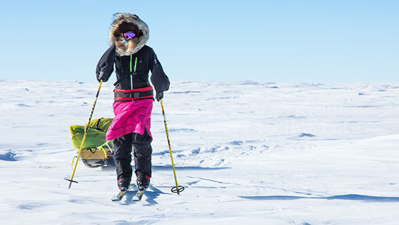 Longest assisted journey across Antarctica on skis (female) header