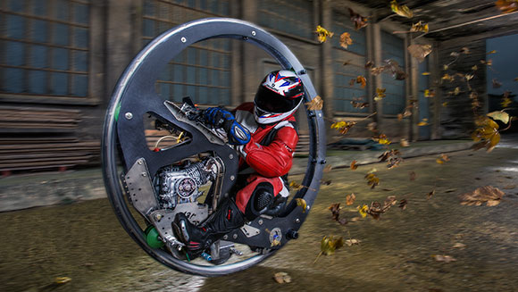 Fastest monowheel motorcycle WarHorse header