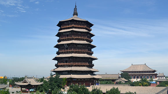 Tallest wooden pagoda header