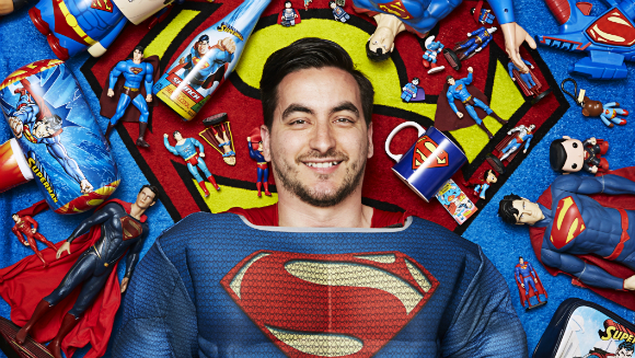 Largest collection of superman memorabilia