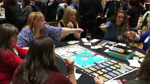 Most people playing Monopoly (single venue) 1