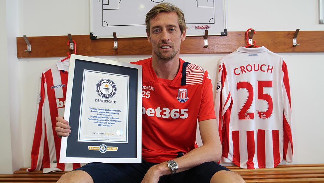 Most football Premier League headed goals header