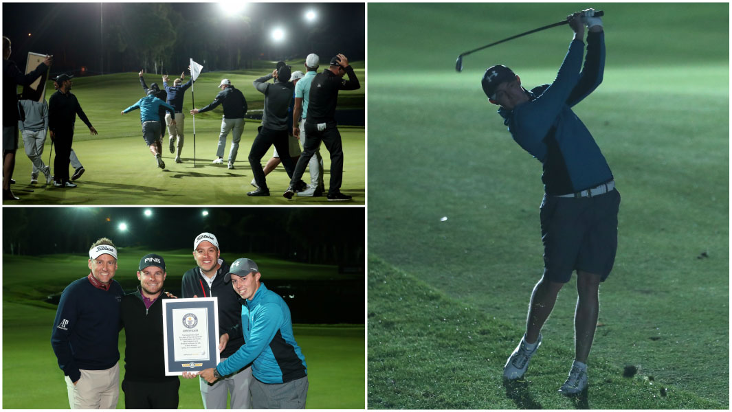 Fastest hole of golf by a team of four