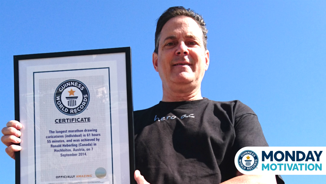 Longest marathon drawing caricatures 17