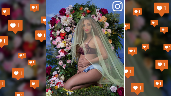 Beyonce most liked post on Instagram