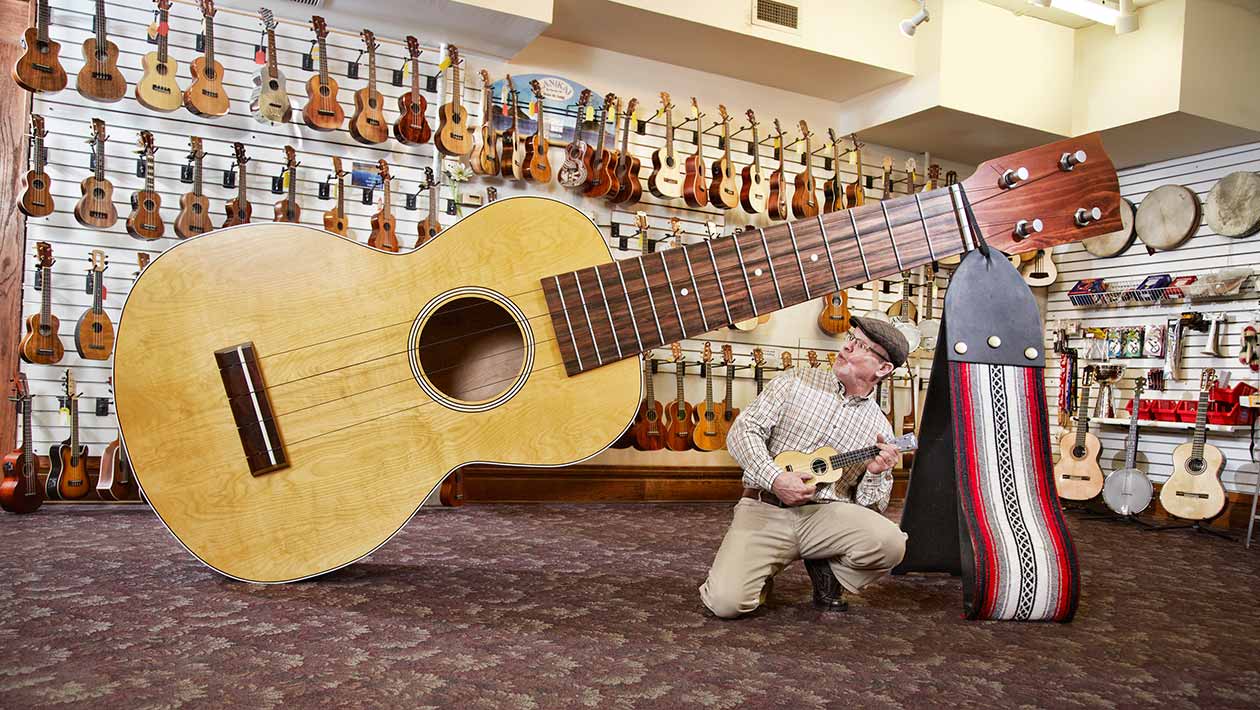 Largest ukulele