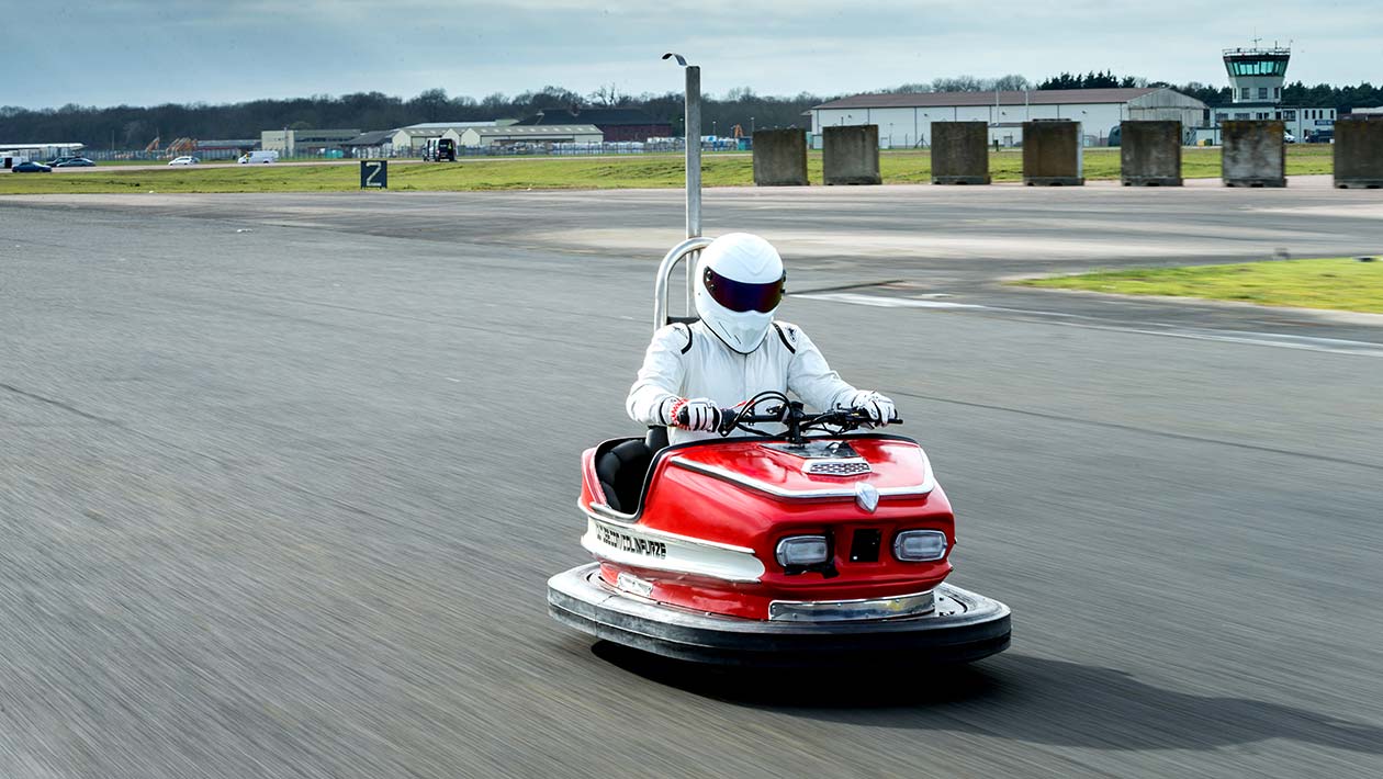 Fastest bumper car header