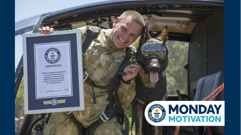 First Skydiving anti-poaching dog 1