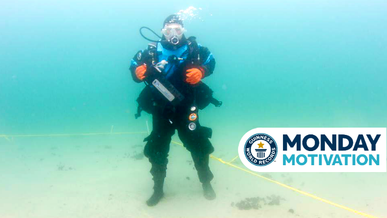 Longest open saltwater SCUBA dive (female)