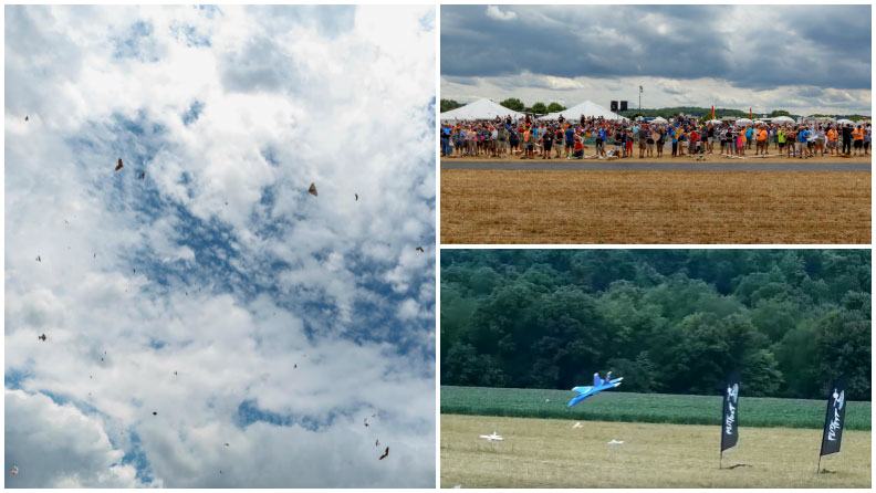 Most RC model aircraft airborne simultaneously header