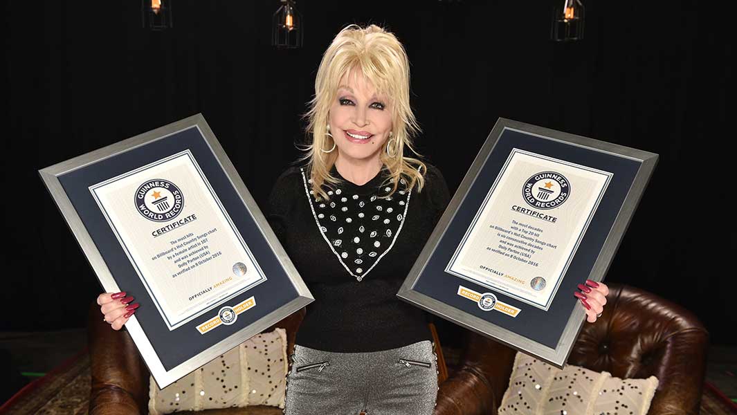Most decades with a Top 20 hit on the US Hot Country Songs chart