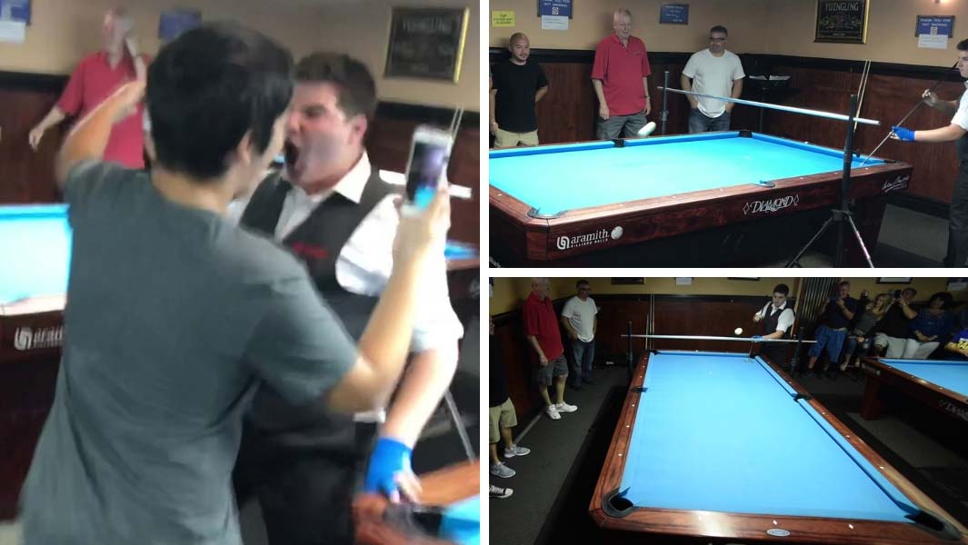 pool trick shot header