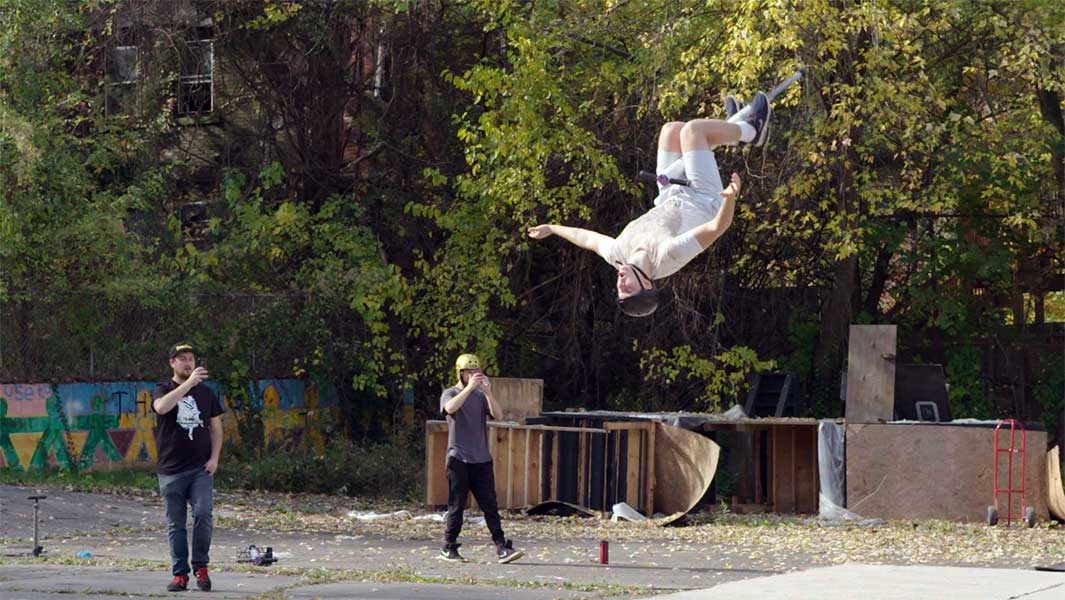 Backflips on a pogo stick