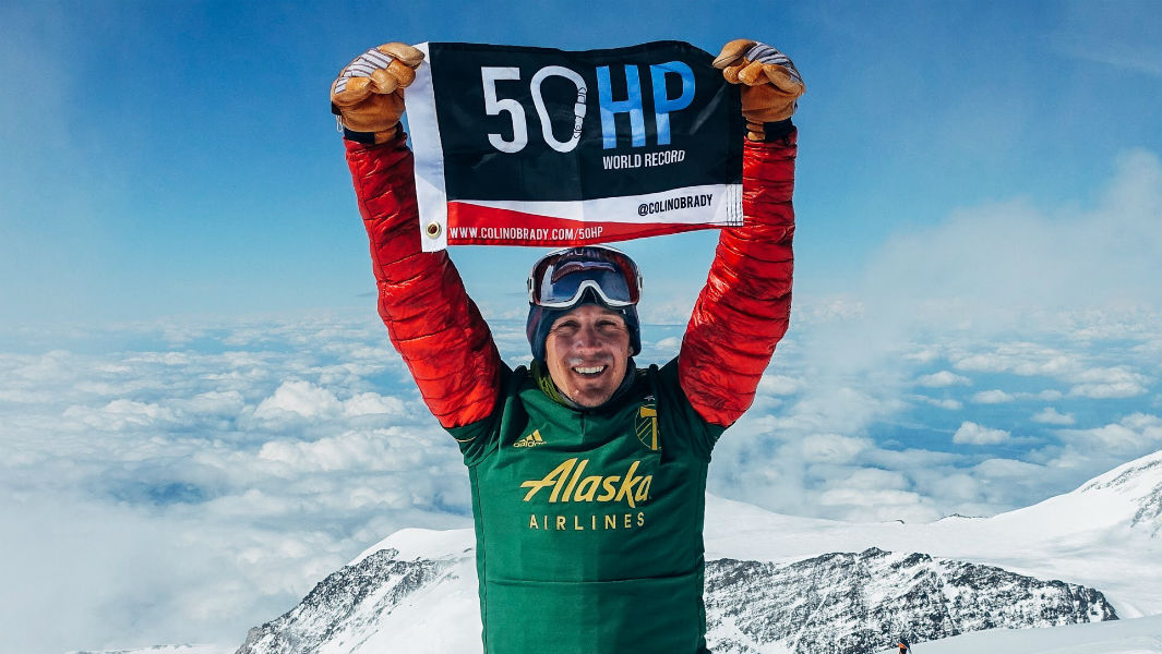 Fastest time to climb the highest points in all 50 US states 2