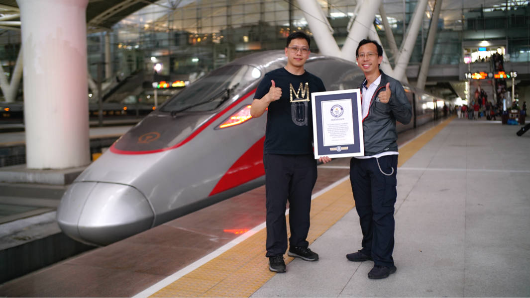 Greatest distance travelled by train in 24 hours 3
