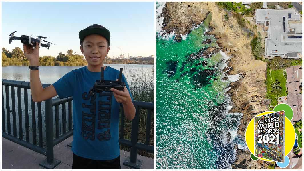 nathan-lu-posing-with-his-drone-and-book